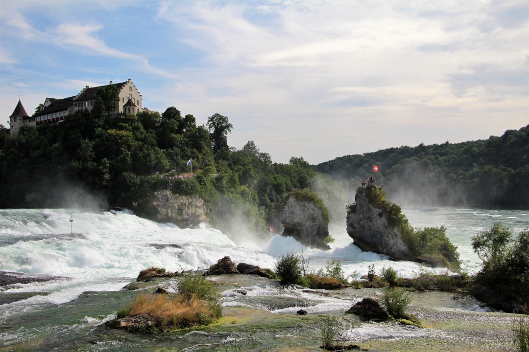 Les chutes du Rhin, en Suisse