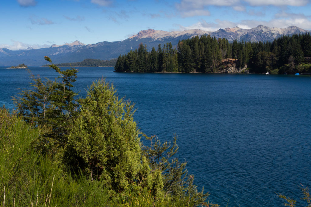 Le lac Nahual Huapi, proche de Bariloche, Argentine