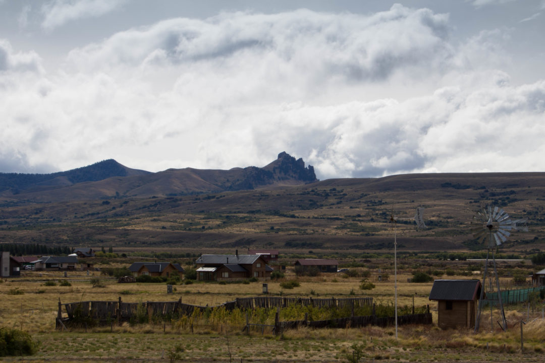 Un paysage de "far west", près de Junin de los Andes, Argentine
