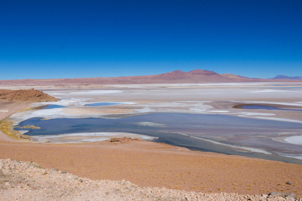 aysage du désert d'Atacama, après la frontière du Paso de Jama