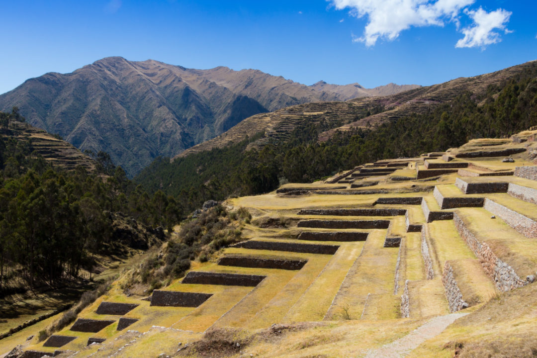 Les terrasses incas du village de Chinchero