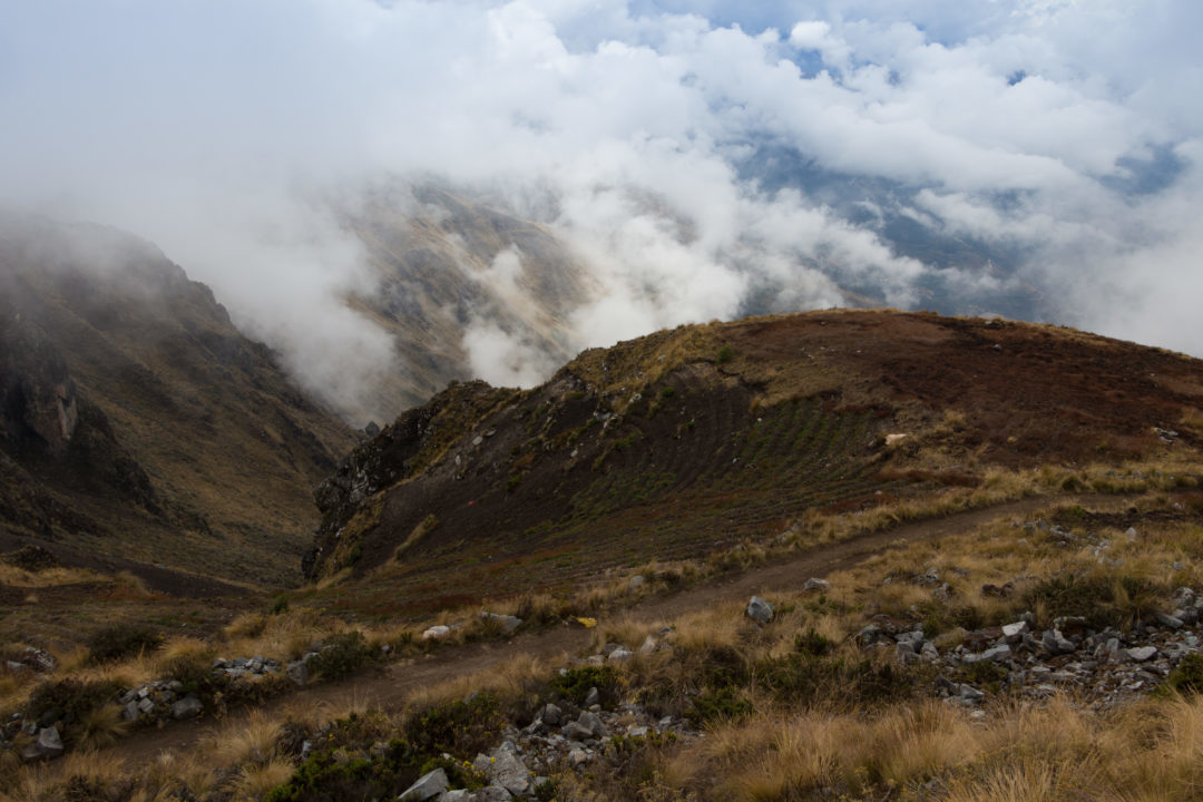 Entre Cusco et Andahuaylas - Col dans les nuages