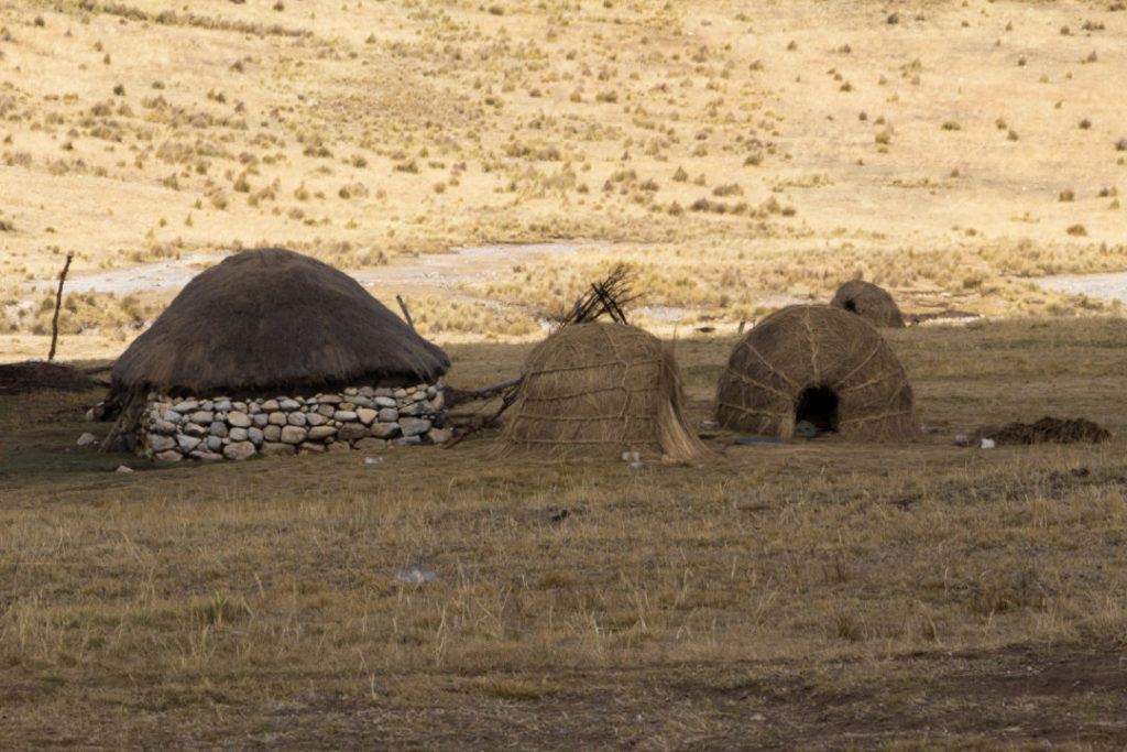 Cordillera Huayhuash - Maisons traditionnelles