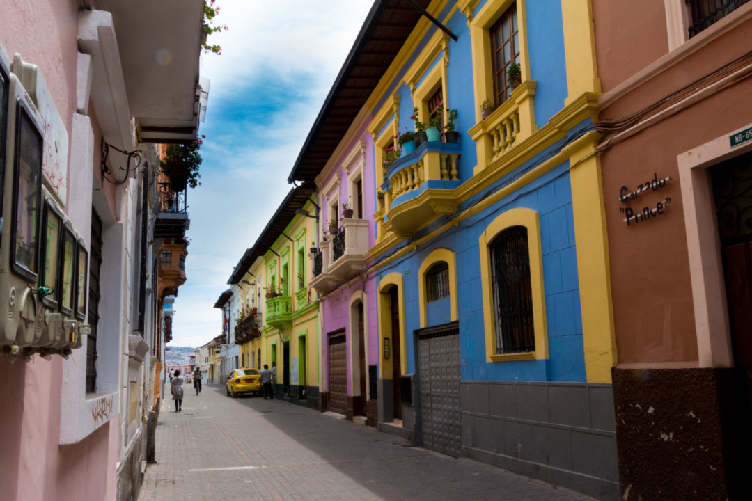 Quito - Rue colorée