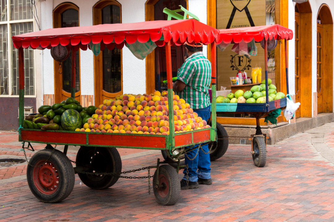 Chiquinquira - Vendeur de fruits