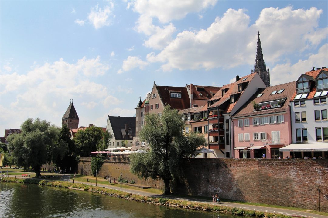 La ville d'Ulm, en Allemagne, le long du Danube