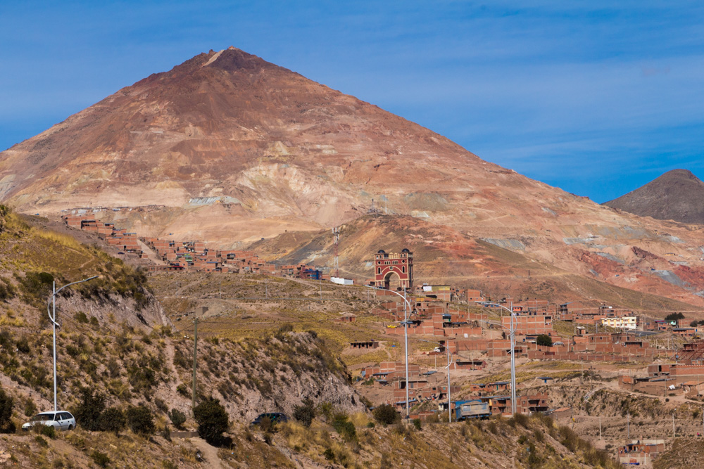 Le Cerro Rico, qui domine Potosi
