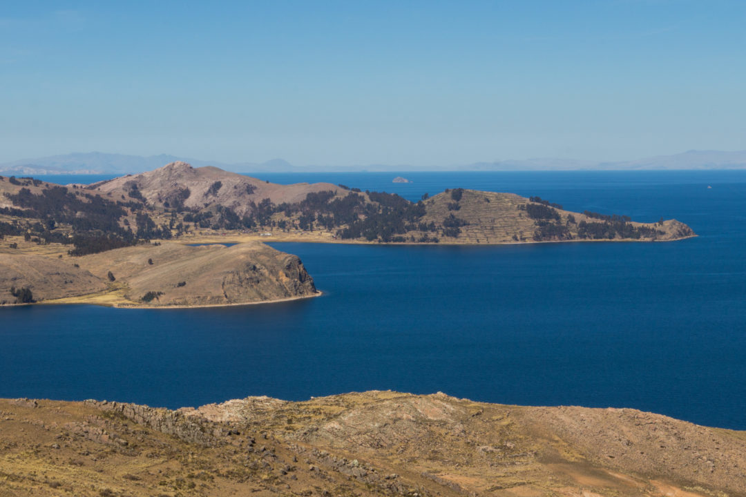 Lac Titicaca - Vue depuis la rive nord